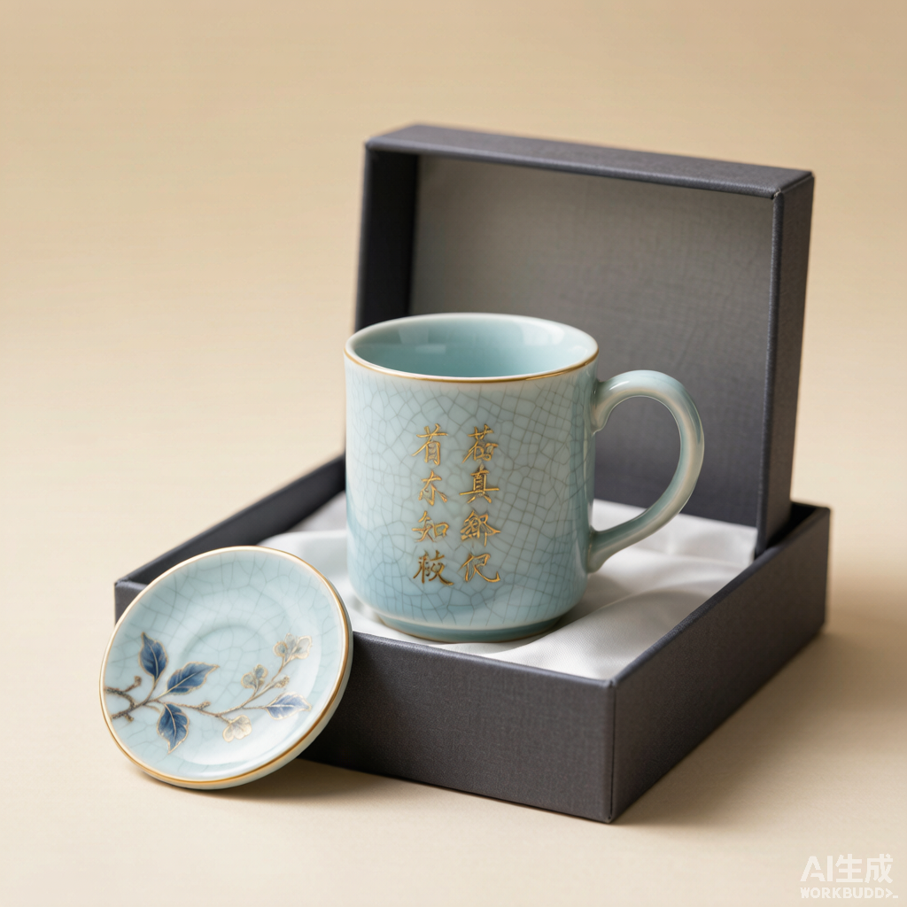 诗韵擂台·青瓷马克杯